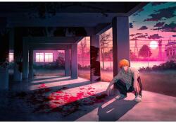  Poszter, Denji Chainsaw Man Anime Boy, 61x90cm, poszter1837, Többszínű (poster1837)