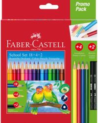 Faber-Castell Színes ceruza, 18+4+2 db (FC201597)