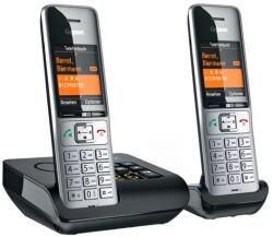 Gigaset Telefon DECT fara fir Gigaset COMFORT 500A Duo, SMS, Hands Free (Argintiu/Negru) (L36852-H3023-B101)
