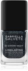 Gabriella Salvete Longlasting Enamel lac de unghii cu rezistenta indelungata cu particule stralucitoare culoare 83 Starry NIght 11 ml