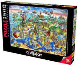 Anatolian 1500 db-os puzzle - European World (4557) (4557)