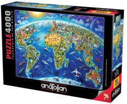 Anatolian 4000 db-os puzzle - World Landmarks (5202) (5202)