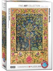 EUROGRAPHICS 1000 db-os puzzle - Tree of Life Tapestry by William Morris - Fine Art Collection (6000-5609) (6000-5609)