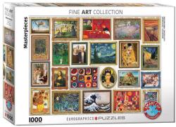 EUROGRAPHICS 1000 db-os puzzle - Fine Art Collection - Masterpieces (6000-5766) (6000-5766)