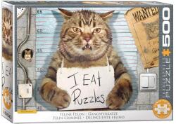 EUROGRAPHICS 500 db-os puzzle - Felony Cat by Paul Normand (6500-5786) (6500-5786)