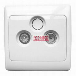 Anco Olympic TV/Rádió csatlakozóaljzat fehér (321075)