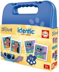 Educa Pexeso în valiză Stitch Identic Memo Game Educa joc de memorie 72 cărți de la 3 ani (EDU20315)