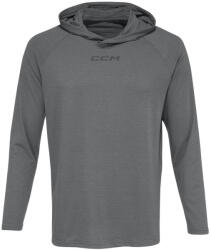 CCM LS Premium Training Hoodie Dark Grey Heathered Férfi-melegítőfelső XL