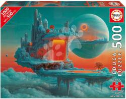 Educa Puzzle Planet of Fire and Ice Educa 500 piese și lipici Fix de la 11 ani (EDU20236) Puzzle