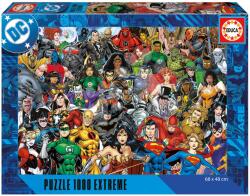 Educa Puzzle Justice League Extreme Educa 1000 piese și lipici Fix (EDU20267) Puzzle