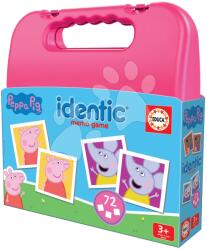 Educa Pexeso în valiză Peppa Pig Identic Memo Game Educa joc de memorie 72 cărți de la 3 ani (EDU20220)