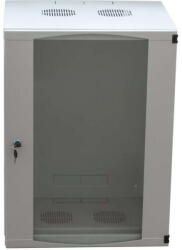 LogiLink 19" fali állvány 6U 540 x 450 mm, szétszerelt, világosszürke (W06F64G)