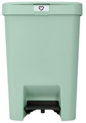 Brabantia Coș cu pedală Brabantia StepUp 1008484, 25 L, Materiale ecologice, Deschidere mare, Verde deschis (1008484) Cos de gunoi