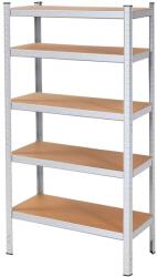 Springos Raft industrial metalic cu panouri MDF 180x90x30cm - capacitate de încărcare 875kg (SPRI-HA5163) Raft