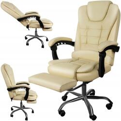 Malatec Irodai szék lábtartóval- bézs Malatec 23287 (5900779949317)