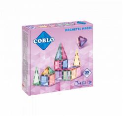 Coblo Mágneses építőjáték, 35 db - Pastel (D-COBLO35-P)
