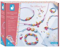 Janod Atelier Set creativ Fabricarea bijuteriilor Flori 6 buc de la 6 ani (J07998)