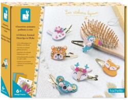 Janod Atelier Set creativ Fabricarea bijuteriilor Agrafe de păr 6 bucăți de la 6 ani (J07997)