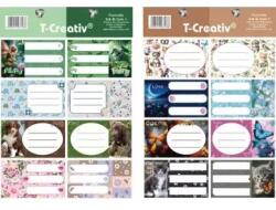 T-Creativ T-Creativ: Girls füzetcímke - 2 x 8 db