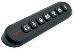 Roline HUB USB 3.2 Gen 1, 7x USB-A, 7 port, cserélhető gombokkal, tápellátással, fekete 14.02. 5063-5 (14.02.5063-5)