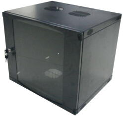 LogiLink 19" fali állvány 6U 540 x 450 mm, szétszerelt, fekete (W06F64B)