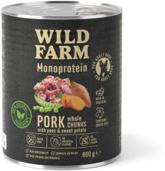  Wild Farm WILD FARM Monoprotein Sertéshús 800g hipoallergén kutyatáp