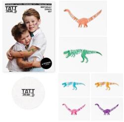 TATTONME Tetoválások gyerekeknek Dinoszauruszok születésnapi készlet (TSBirthdayDinos)