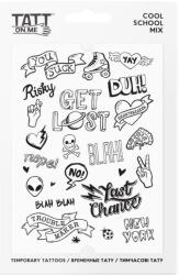 TATTONME Vízálló ideiglenes tetoválások gyerekeknek Cool Iskola mix (TMCoolSchool)