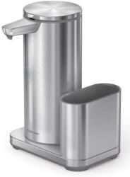 simplehuman Dozator Simplehuman fără contact, săpunuri - 414 ml + suport pentru burete, oțel inoxidabil