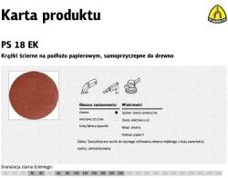 Klingspor Csiszolókorong KLINGSPOR PS18EK S0 fi. 125 gr. 220 (270577) (270577)