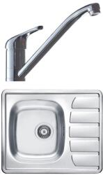 Alveus SETA265 - Konyhai mosogató ZOOM+mosogató csaptelep RIVIERA 14, 8 cm szatén/króm SETA265 (AV0145)