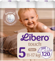 Libero Touch 5 pelenka, 11-17 kg, 120 db