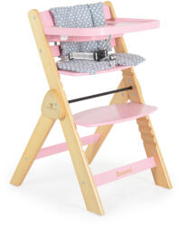 Cangaroo Caramel összecsukható Fa etetőszék - Rózsaszín