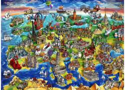 Anatolian 4557 - European World - 1500 db-os puzzle (4557)
