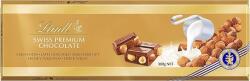 Lindt Gold Bar Premium Alune Ciocolata cu lapte elvetian cu alune 300g