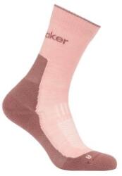 Icebreaker Merino Hike+ Light Crew Women Șosete BLUSH/SUMMIT S