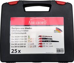 ABRABORO Orrfűrészlap készlet, 25 részes (070813140025)