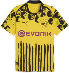 PUMA Férfi Futball Rövid Ujjú Póló Slim Fazon Kidsuper X Borussia Dortmund Sárga PUMA fekete|sárga