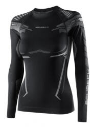 Brubeck Női funkcionális hosszú ujjú felső Brubeck Dry Szín: Fekete/Fukszia, Méret: XL