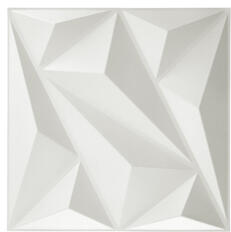 ANRO Wall - Iceberg Jéghegy 3D műanyag falburkolat, 50 x 50 cm - fehér falpanel (DT10137)