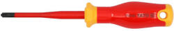 TOYA Csavarhúzó lapos/PZ2 x 100 mm 1000 V-ig szigetelt vékony kialakítás (YT-282663)