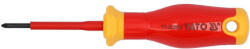 TOYA Csavarhúzó PZ0 x 60 mm 1000 V-ig szigetelt vékony kialakítás (YT-282655)