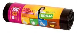Brilli Saci Menaj 120L Maro, Colectare Selectiva - Resturi Menajere, 10buc