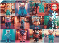 Educa Puzzle Fashion Animals Educa 200 darabos 6 évtől (20219)