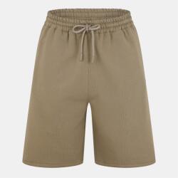 Off White Поларени къси панталони Off White Mens Fleece Relaxed Fit Jogger Shorts - Beige/Black