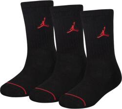 Air Jordan Детски чорапи Air Jordan 3 Pack Crew Socks Children's - Black