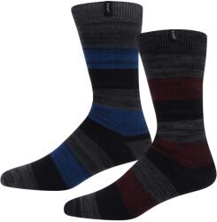 Lee Чорапи Lee Men's 2-Pack Cotton Boot Crew Socks - Gry/Cbalt/Foxy