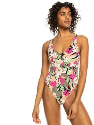 Roxy Бански костюм Roxy ERJX103617 Beach Classics swimsuit - Multicolor (Anthracite Palm Song S)