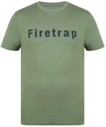 Firetrap Мъжка тениска Firetrap Large Logo T-Shirt Mens - Khaki