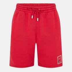 OFF WHITE Поларени къси панталони OFF WHITE Men's Logo Fleece Jogger Shorts - Red/Beige